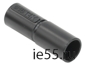 Муфта труба-труба GI16G IEK черный (5 шт/комп)