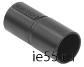 Муфта труба-труба GI25G IEK черный