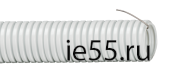 Труба гофр.ПВХ d 25 с зондом (10 м) IEK