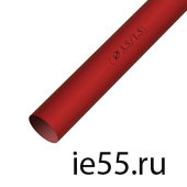 Термоусадочная трубка d.  4,0 красная (100 м./уп)